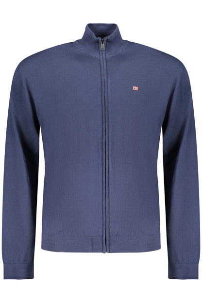 NAPAPIJRI MEN'S BLUE CARDIGAN