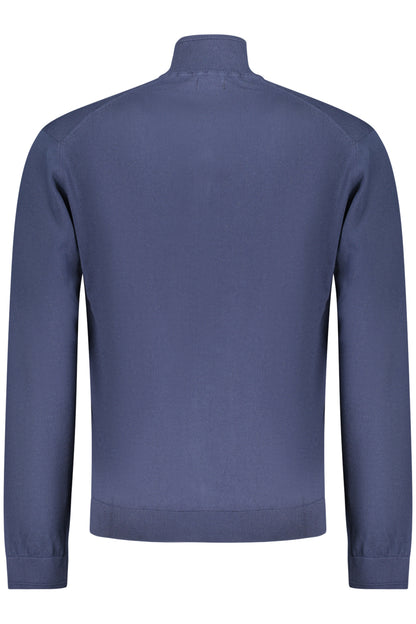 NAPAPIJRI MEN'S BLUE CARDIGAN