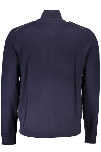 NAPAPIJRI MEN'S BLUE CARDIGAN