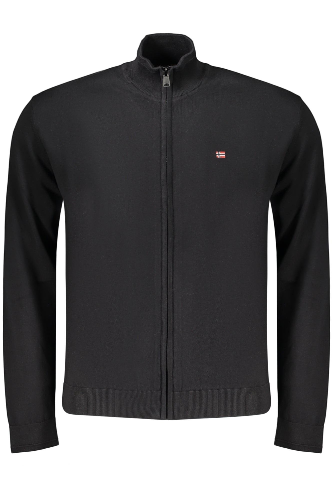 NAPAPIJRI MEN'S BLACK CARDIGAN