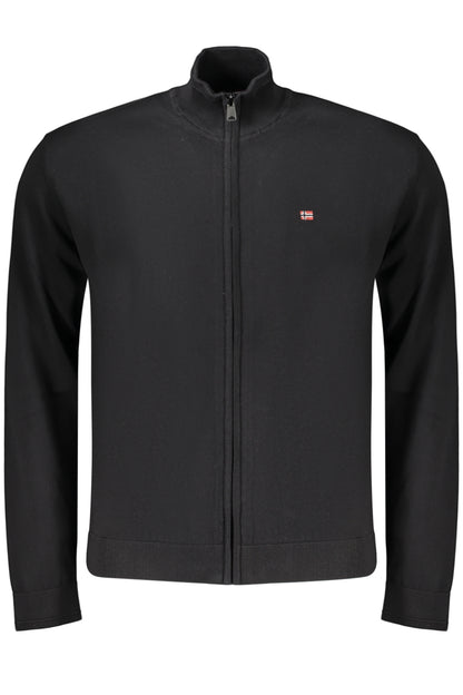 NAPAPIJRI MEN'S BLACK CARDIGAN