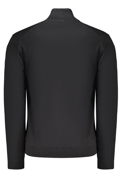 NAPAPIJRI MEN'S BLACK CARDIGAN