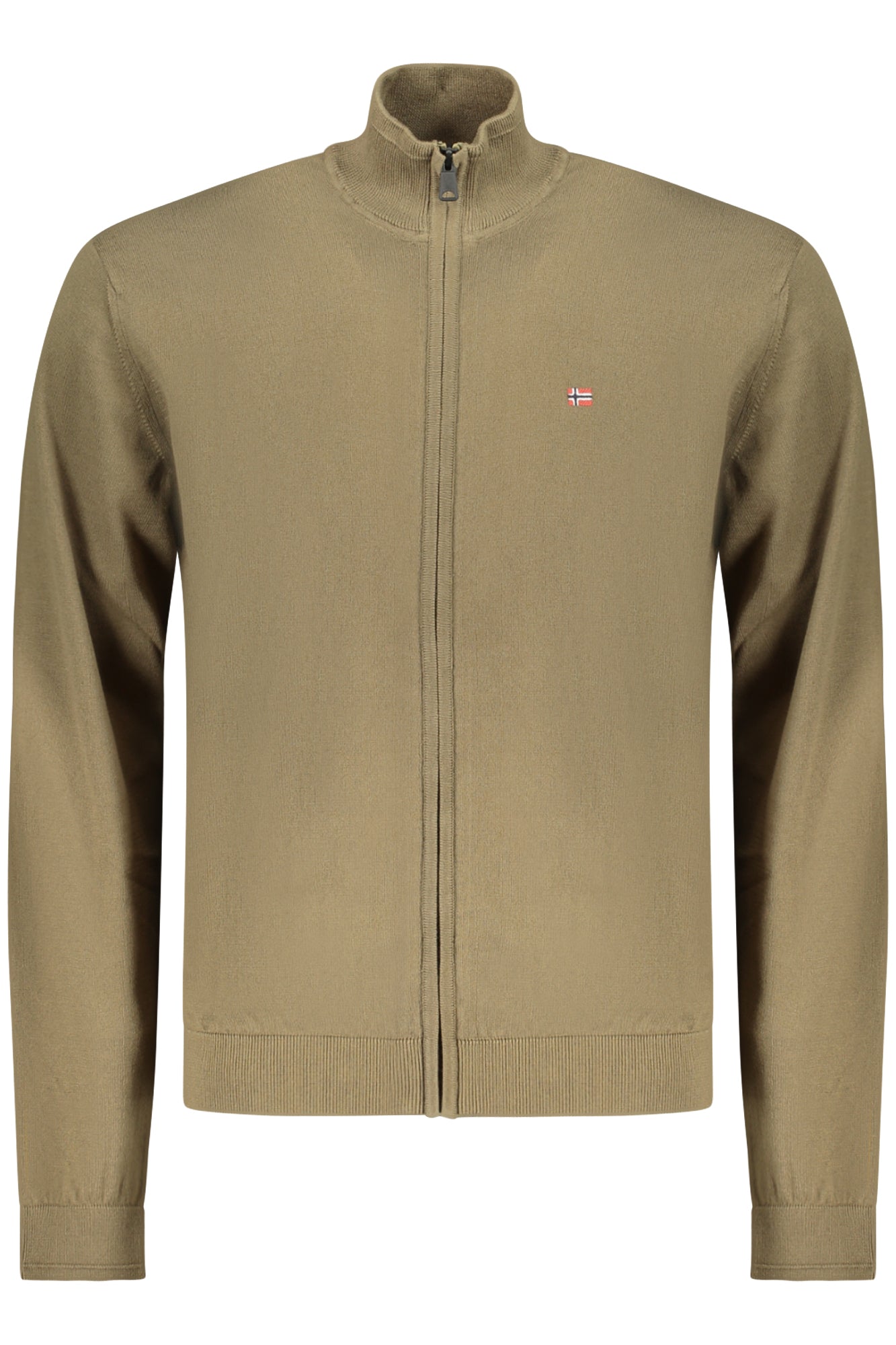 NAPAPIJRI MEN'S GREEN CARDIGAN
