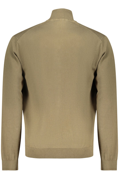 NAPAPIJRI MEN'S GREEN CARDIGAN