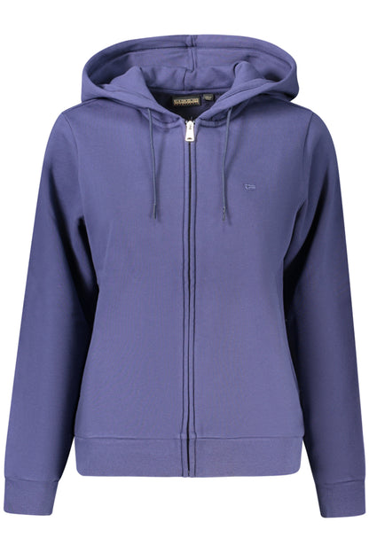 SWEAT-SHIRT BLEU À FERMETURE ÉCLAIR POUR FEMME NAPAPIJRI