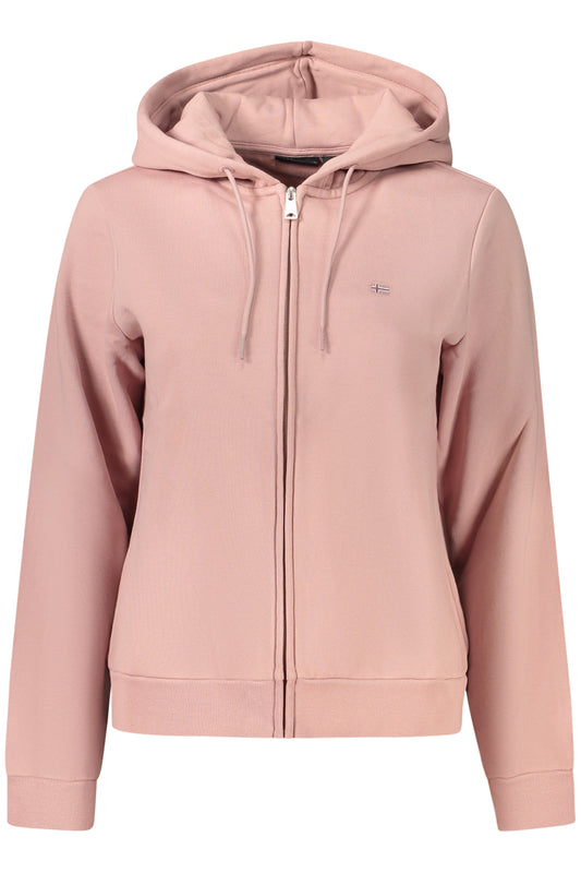 SWEAT-SHIRT ROSE À FERMETURE ÉCLAIR POUR FEMME NAPAPIJRI