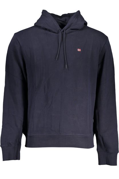 NAPAPIJRI MEN'S BLUE ZIP SWEATSHIRT