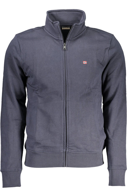 NAPAPIJRI MEN'S ZIP-UP SWEATSHIRT BLUE