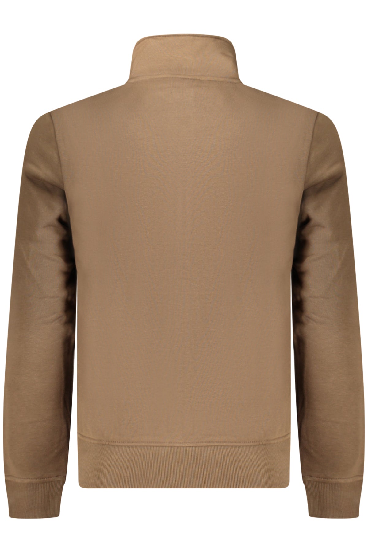 SWEAT-SHIRT MARRON À FERMETURE ÉCLAIR POUR HOMME NAPAPIJRI