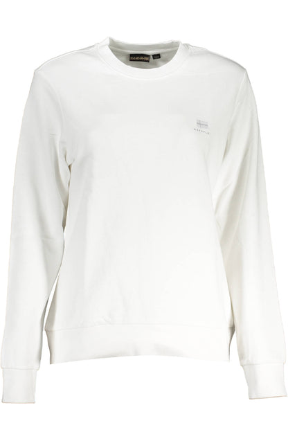 NAPAPIJRI WOMEN'S ZIP-UP SWEATSHIRT WHITE