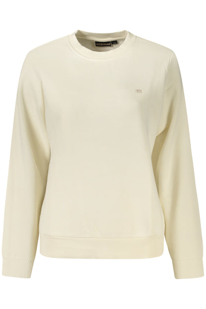 SWEAT-SHIRT BLANC À FERMETURE ÉCLAIR POUR FEMME NAPAPIJRI