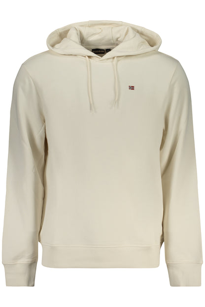 NAPAPIJRI MEN'S ZIP-UP SWEATSHIRT, WHITE