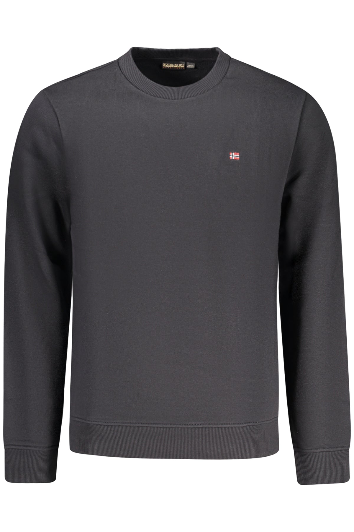 NAPAPIJRI MEN'S BLACK ZIP-UP SWEATSHIRT