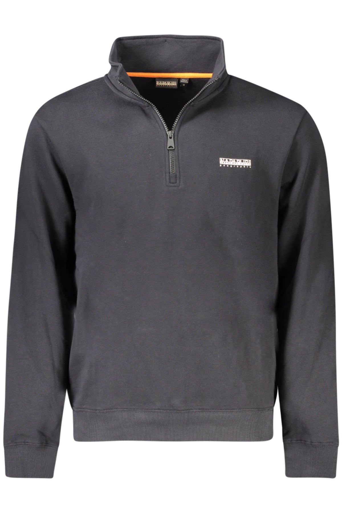 NAPAPIJRI MEN'S BLACK ZIP-UP SWEATSHIRT