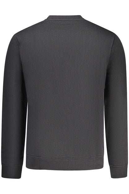 NAPAPIJRI MEN'S BLACK ZIP-UP SWEATSHIRT