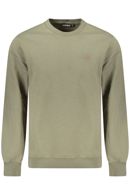 NAPAPIJRI MEN'S ZIP-UP SWEATSHIRT, GREEN