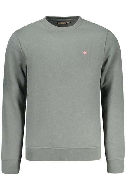 NAPAPIJRI MEN'S ZIP-UP SWEATSHIRT, GREEN