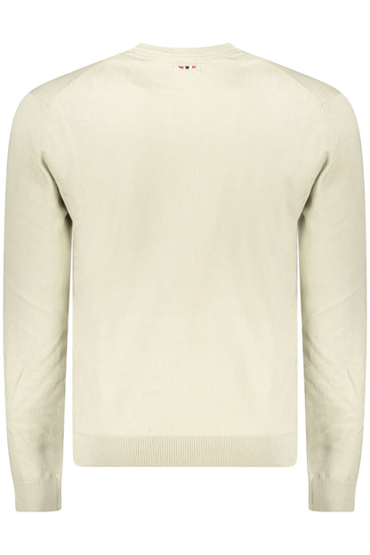 NAPAPIJRI MEN'S BEIGE SWEATER