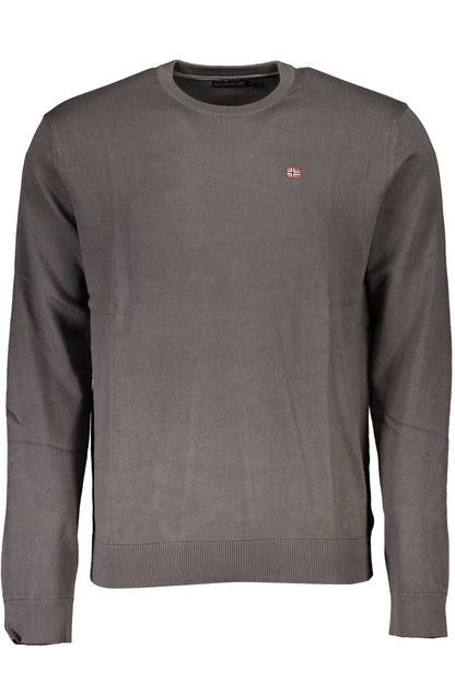 NAPAPIJRI MEN'S GRAY SWEATER