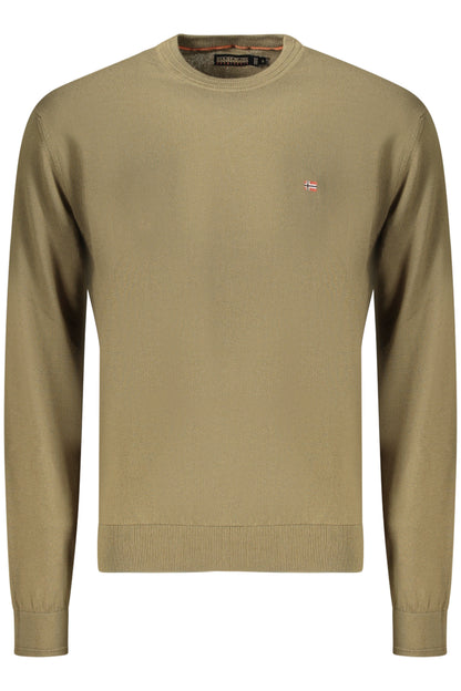 NAPAPIJRI MEN'S GREEN SWEATER
