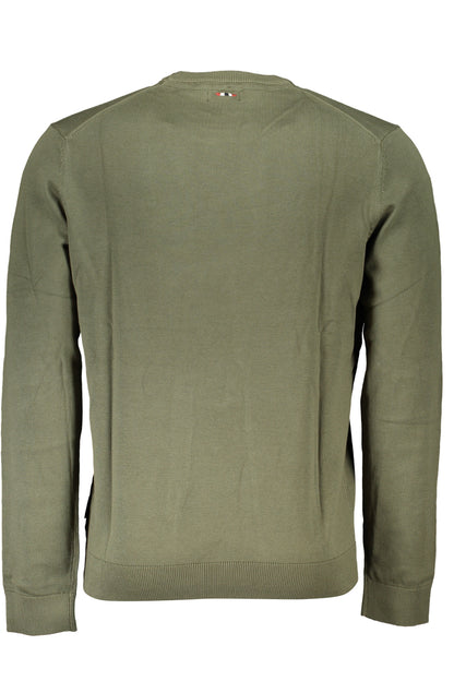 NAPAPIJRI GREEN MEN'S SWEATER