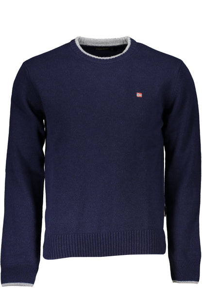 NAPAPIJRI MEN'S BLUE SWEATER