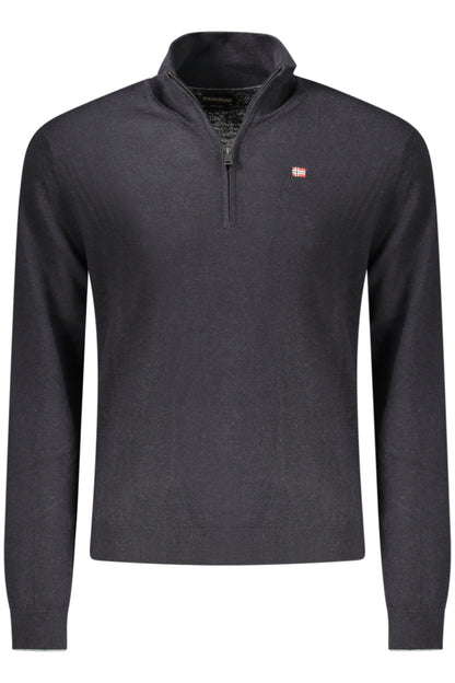 NAPAPIJRI MEN'S BLACK SWEATER