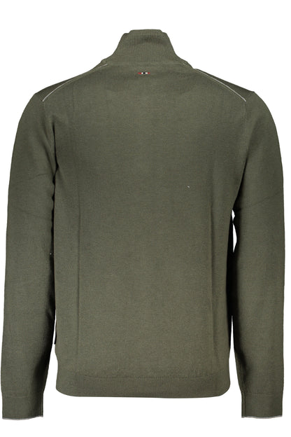 NAPAPIJRI GREEN MEN'S SWEATER