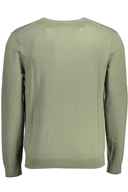 NAPAPIJRI MEN'S GREEN SWEATER