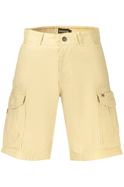 NAPAPIJRI MEN'S BEIGE BERMUDA SHORTS