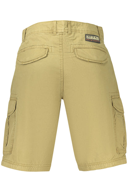 NAPAPIJRI MEN'S GREEN BERMUDA SHORTS