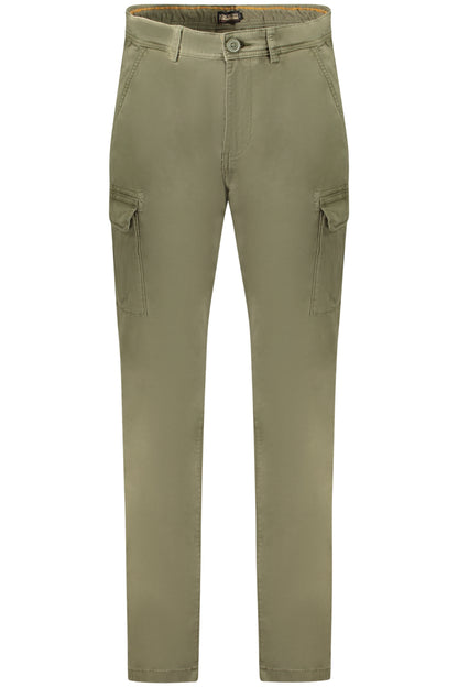 NAPAPIJRI MEN'S GREEN TROUSERS