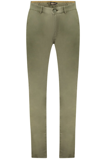 NAPAPIJRI MEN'S GREEN TROUSERS