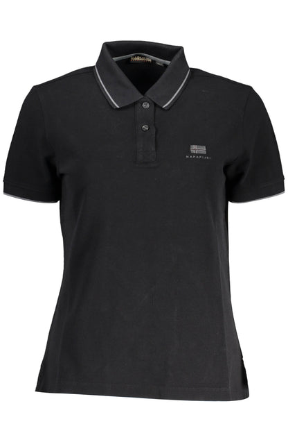 NAPAPIJRI SHORT SLEEVE POLO WOMEN BLACK