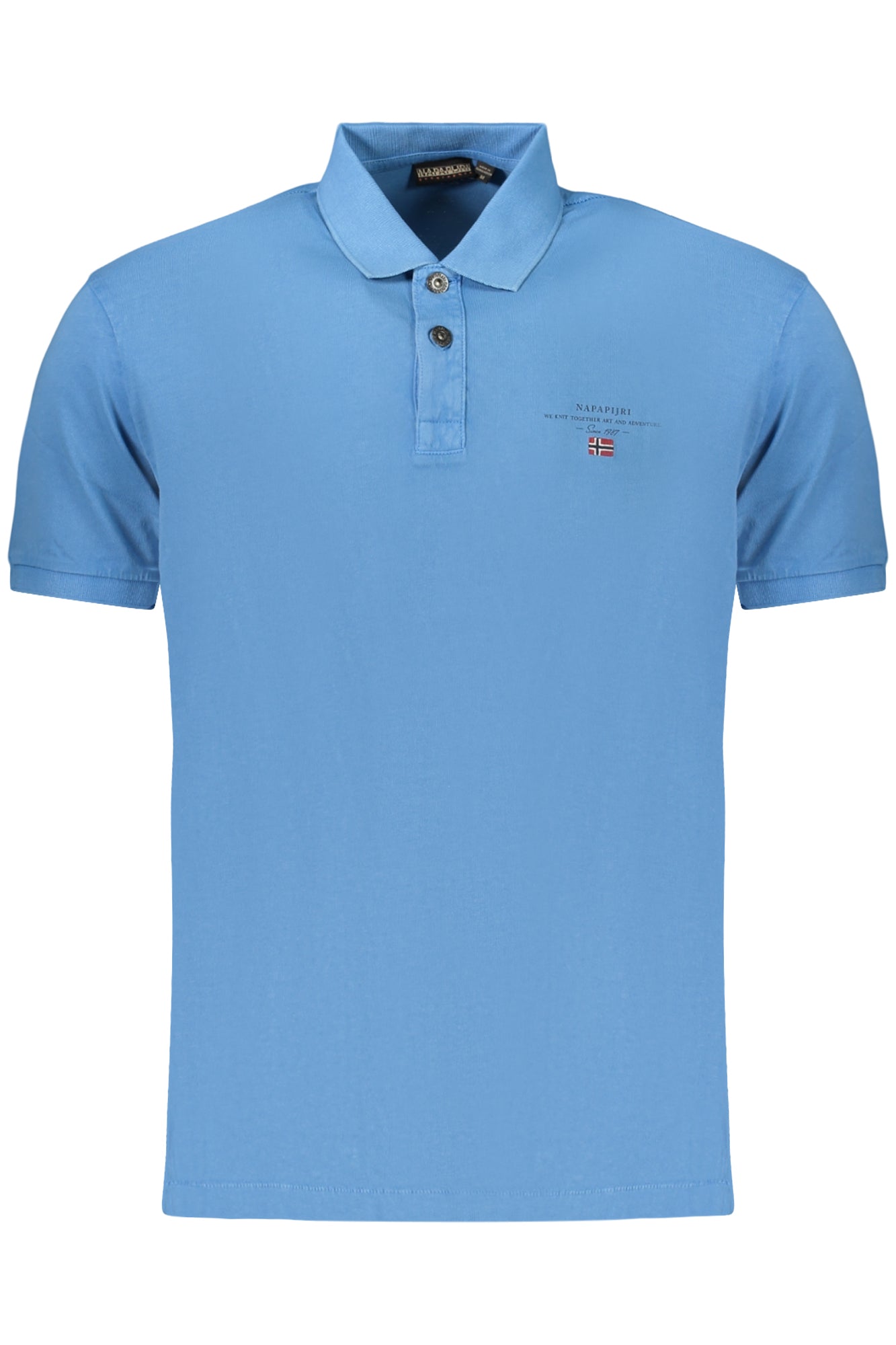 NAPAPIJRI MEN'S SHORT-SLEEVE POLO SHIRT, BLUE