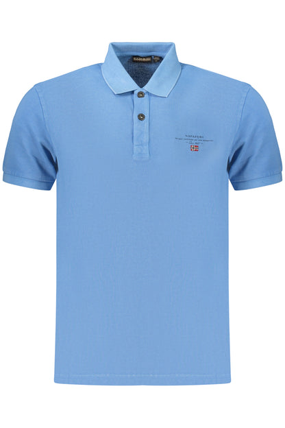NAPAPIJRI MEN'S SHORT-SLEEVE POLO SHIRT, BLUE