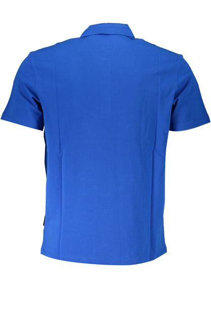 NAPAPIJRI MEN'S SHORT SLEEVED POLO SHIRT BLUE