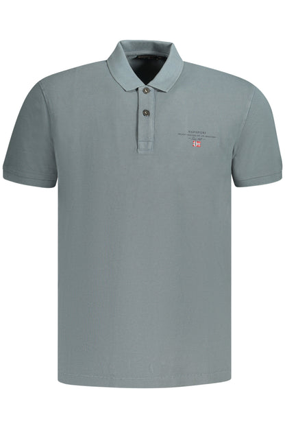 NAPAPIJRI POLO SHORT SLEEVES MEN GREY