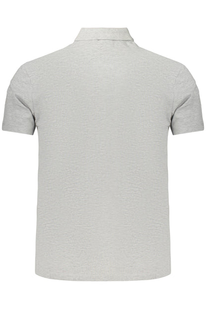 NAPAPIJRI MEN'S SHORT-SLEEVE POLO SHIRT, GREY