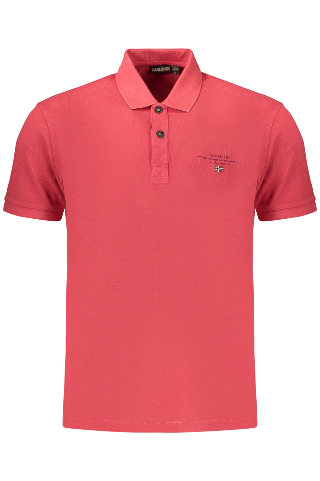 NAPAPIJRI MEN'S SHORT-SLEEVE POLO SHIRT, RED