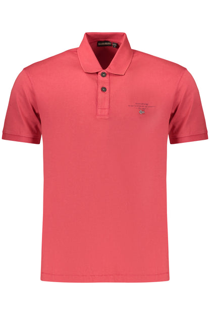 NAPAPIJRI MEN'S SHORT-SLEEVE POLO SHIRT, RED