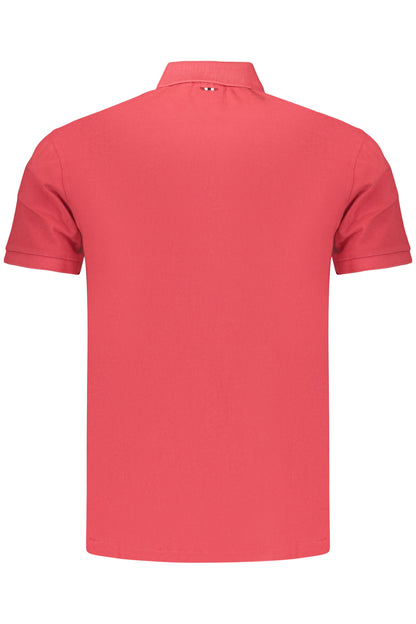 NAPAPIJRI MEN'S SHORT-SLEEVE POLO SHIRT, RED
