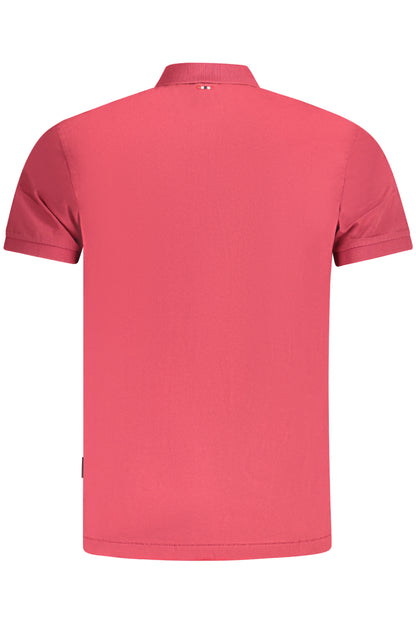 NAPAPIJRI MEN'S SHORT SLEEVE POLO SHIRT RED