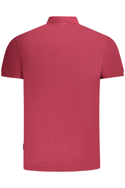 NAPAPIJRI MEN'S SHORT SLEEVE POLO SHIRT RED