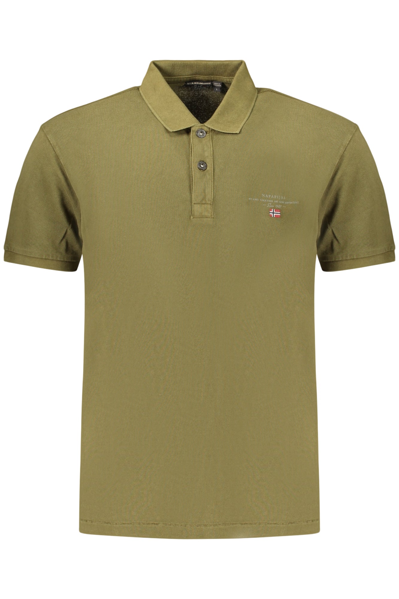 NAPAPIJRI MEN'S SHORT-SLEEVE POLO SHIRT, GREEN