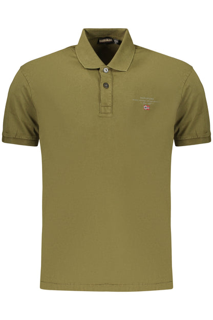 NAPAPIJRI MEN'S SHORT-SLEEVE POLO SHIRT, GREEN
