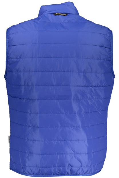 NAPAPIJRI MEN'S BLUE SLEEVELESS