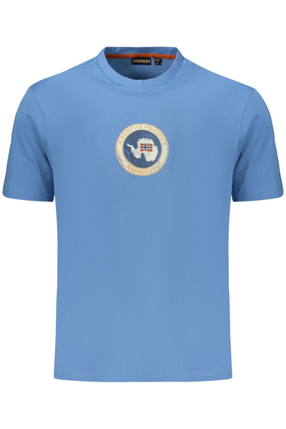 NAPAPIJRI MEN'S SHORT-SLEEVED T-SHIRT, BLUE