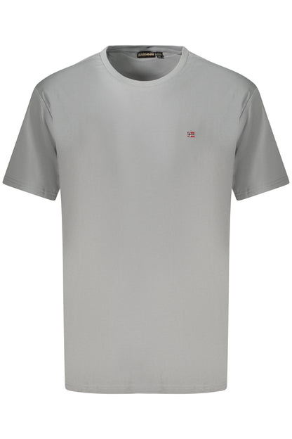 NAPAPIJRI MEN'S SHORT-SLEEVE T-SHIRT GREY