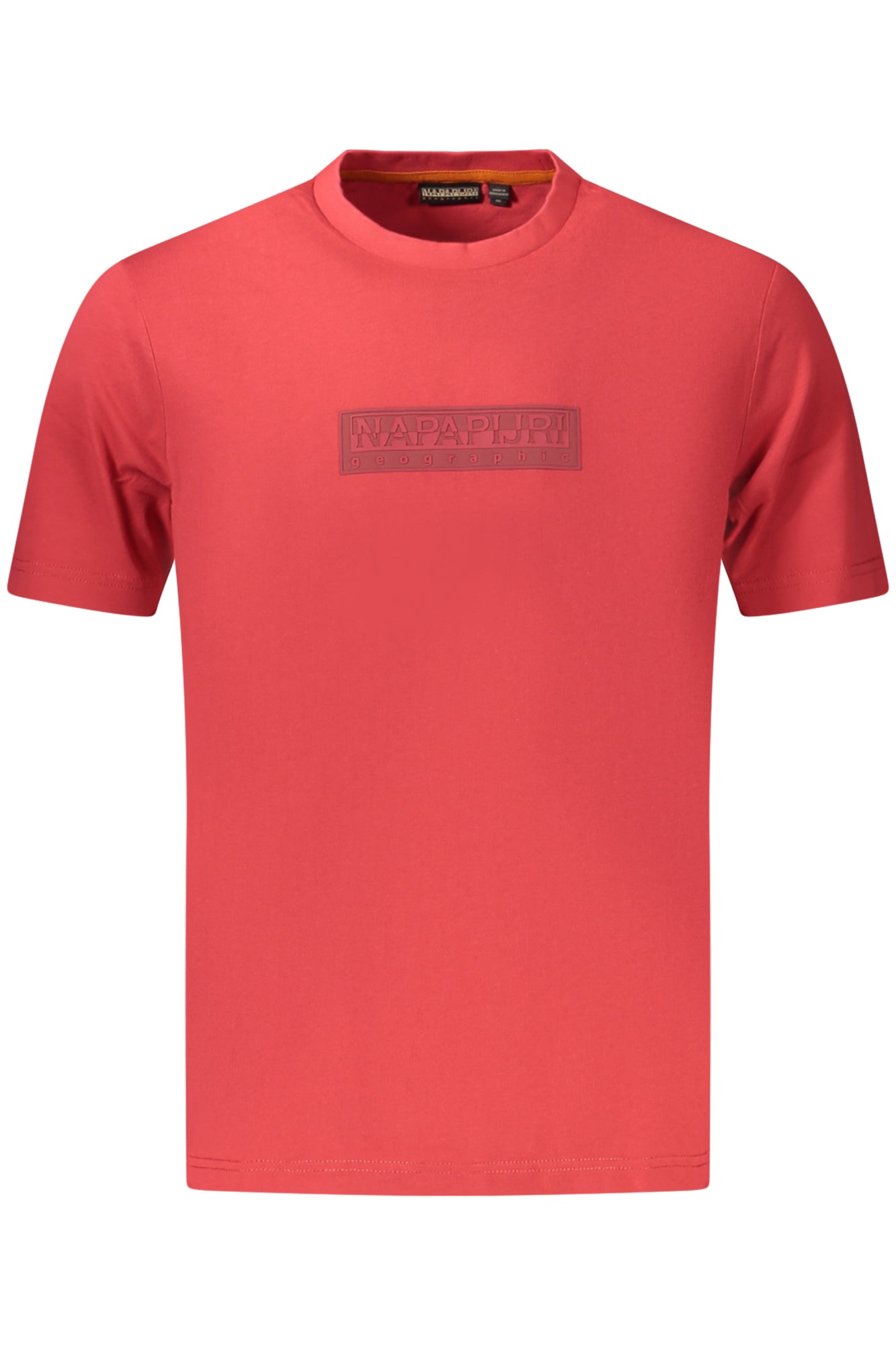 NAPAPIJRI MEN'S SHORT-SLEEVED T-SHIRT, RED